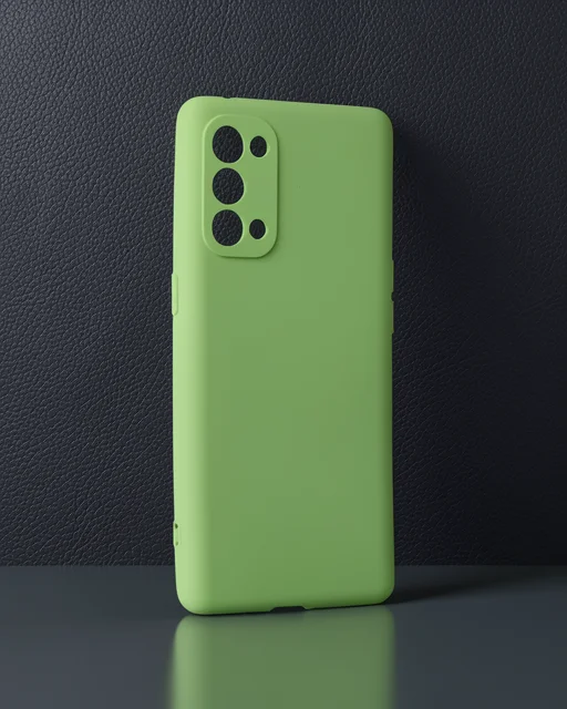 Oppo Reno 5 Pro Kılıf First Silikon - Yeşil