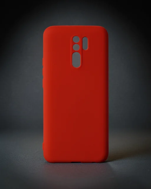 Xiaomi Redmi 9 Kılıf Nano İçi Kadife Silikon - Kırmızı
