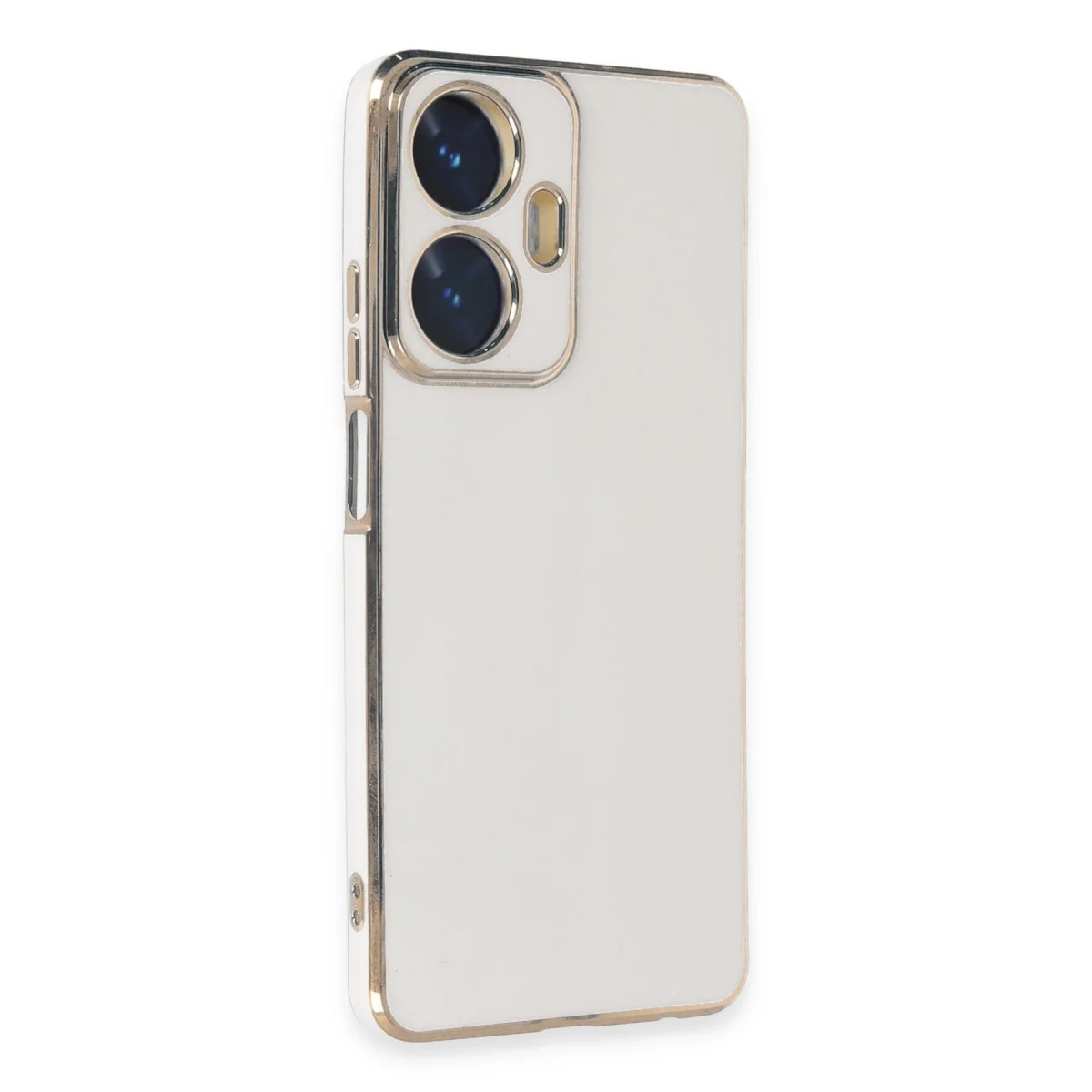Realme C55 Kılıf Volet Silikon - Beyaz görsel 2
