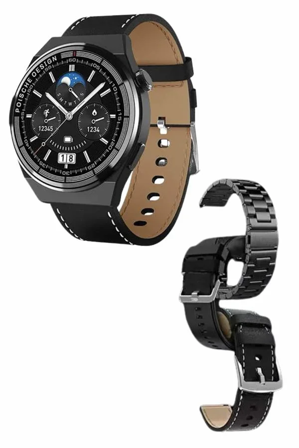 En Çok Tercih Edilen Akıllı Saat Amoled Ekran Nabız Sensörü GPS Uyumlu Adımsayar görsel 3