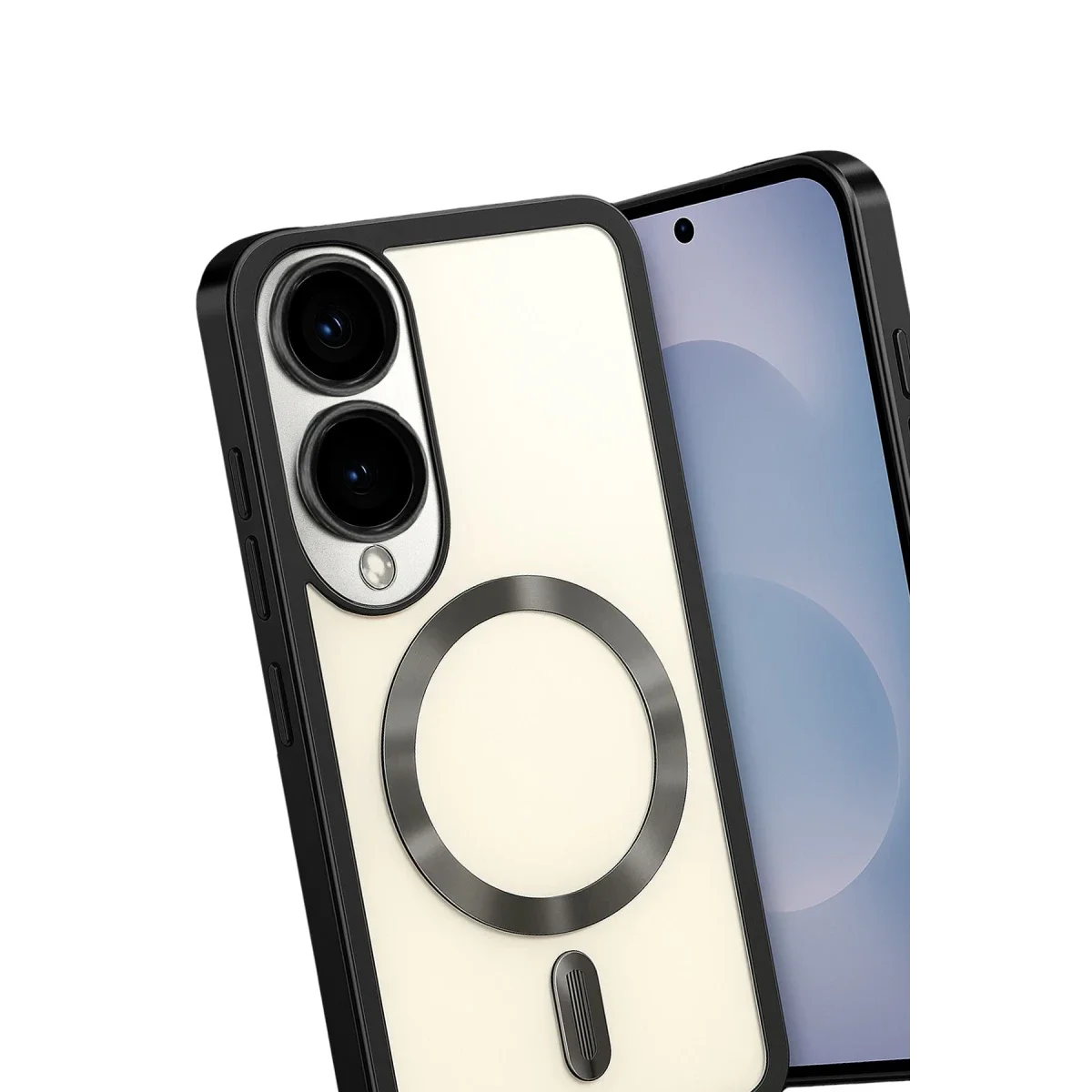 Samsung Galaxy S25 Edge Kross Magneticsafe Kapak - Siyah görsel 3