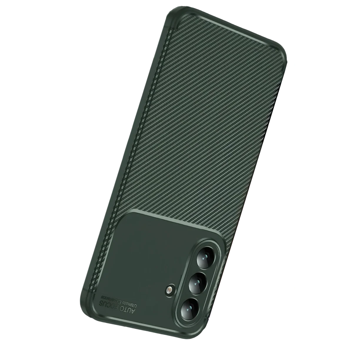 Samsung Galaxy S26 Auto Focus Karbon Kapak - Koyu Yeşil görsel 3