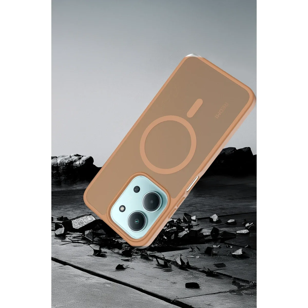 Joko Xiaomi Redmi 15C 4G Jota Magsafe Kapak - Çöl Titanyum görsel 4
