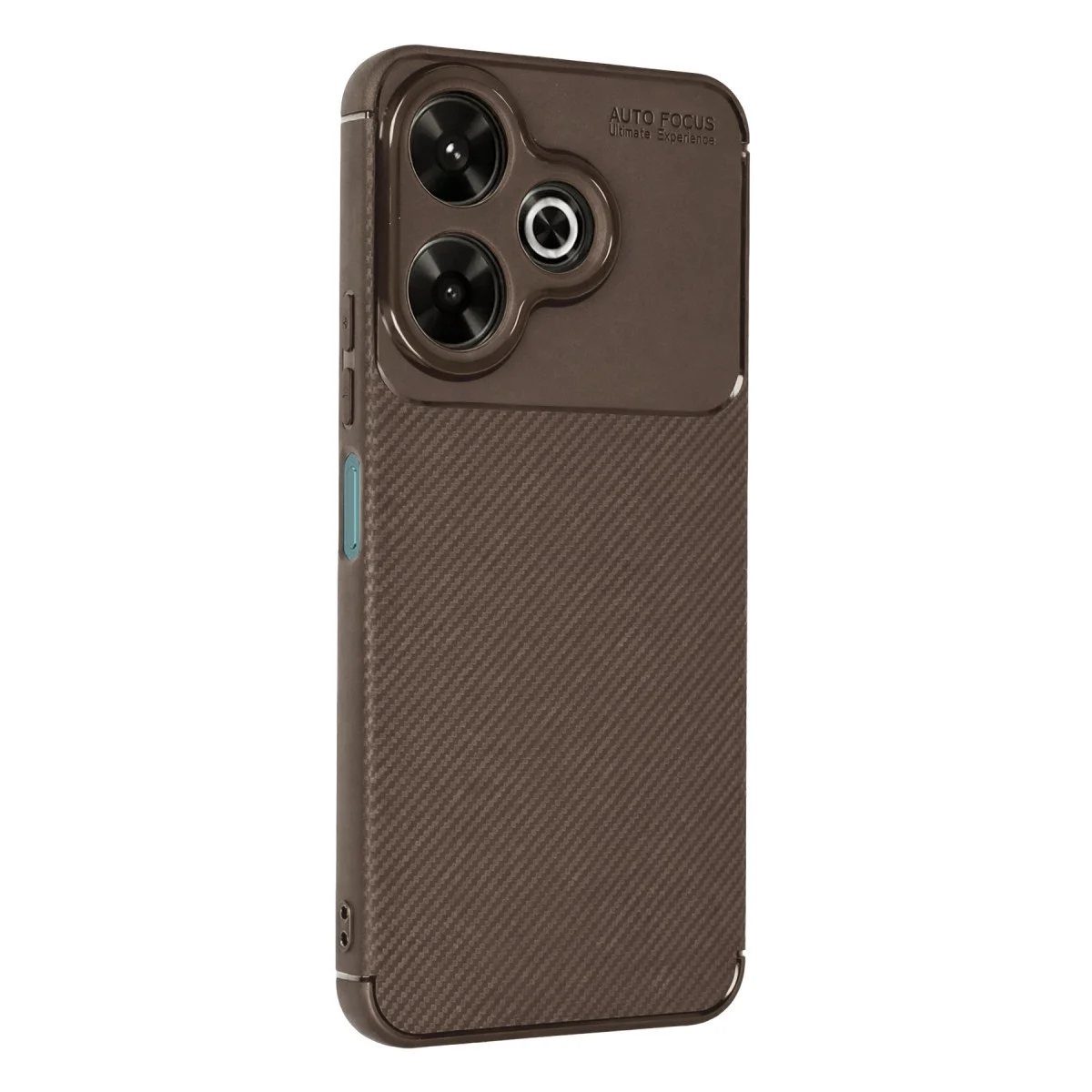 Xiao Red 13 4g Kılıf Auto Focus Karbon Kapak - Kahverengi