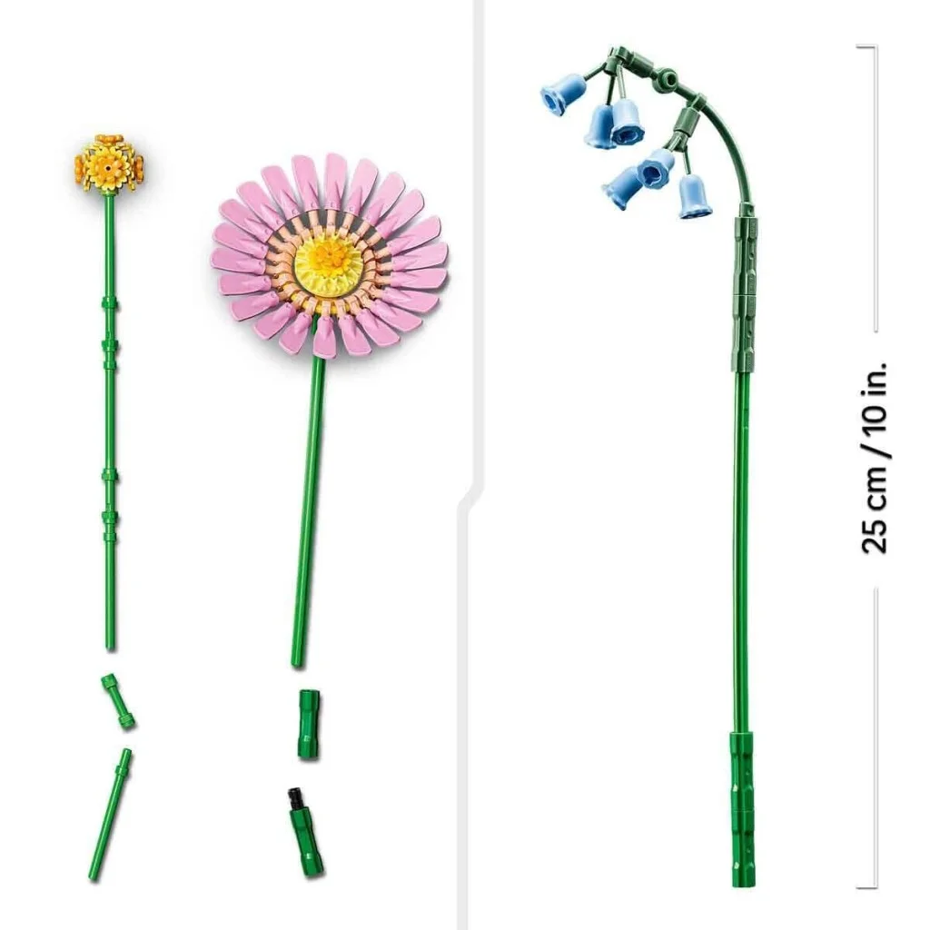 10347 iconic Pembe Çiçek Buketi 373 parça +9 yaş görsel 3
