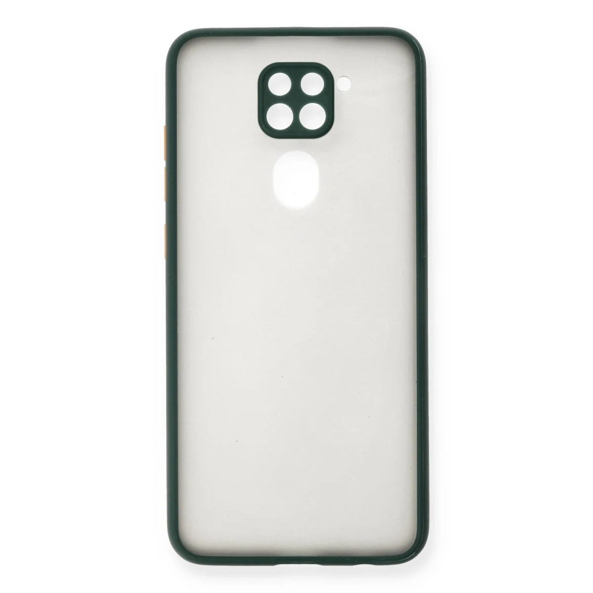 Xiaomi Redmi Note 9 Kılıf Montreal Silikon Kapak - Yeşil görsel 2