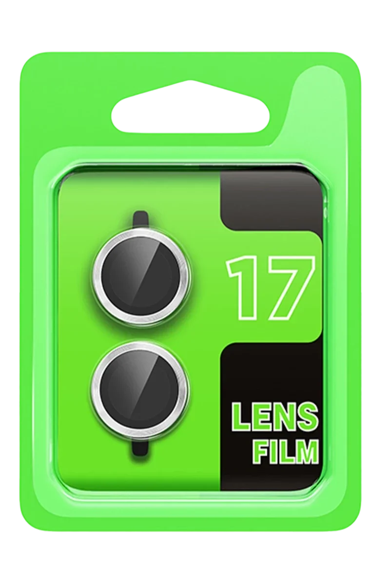 Apple iPhone 17 Raze Metal Kamera Lens - Gümüş