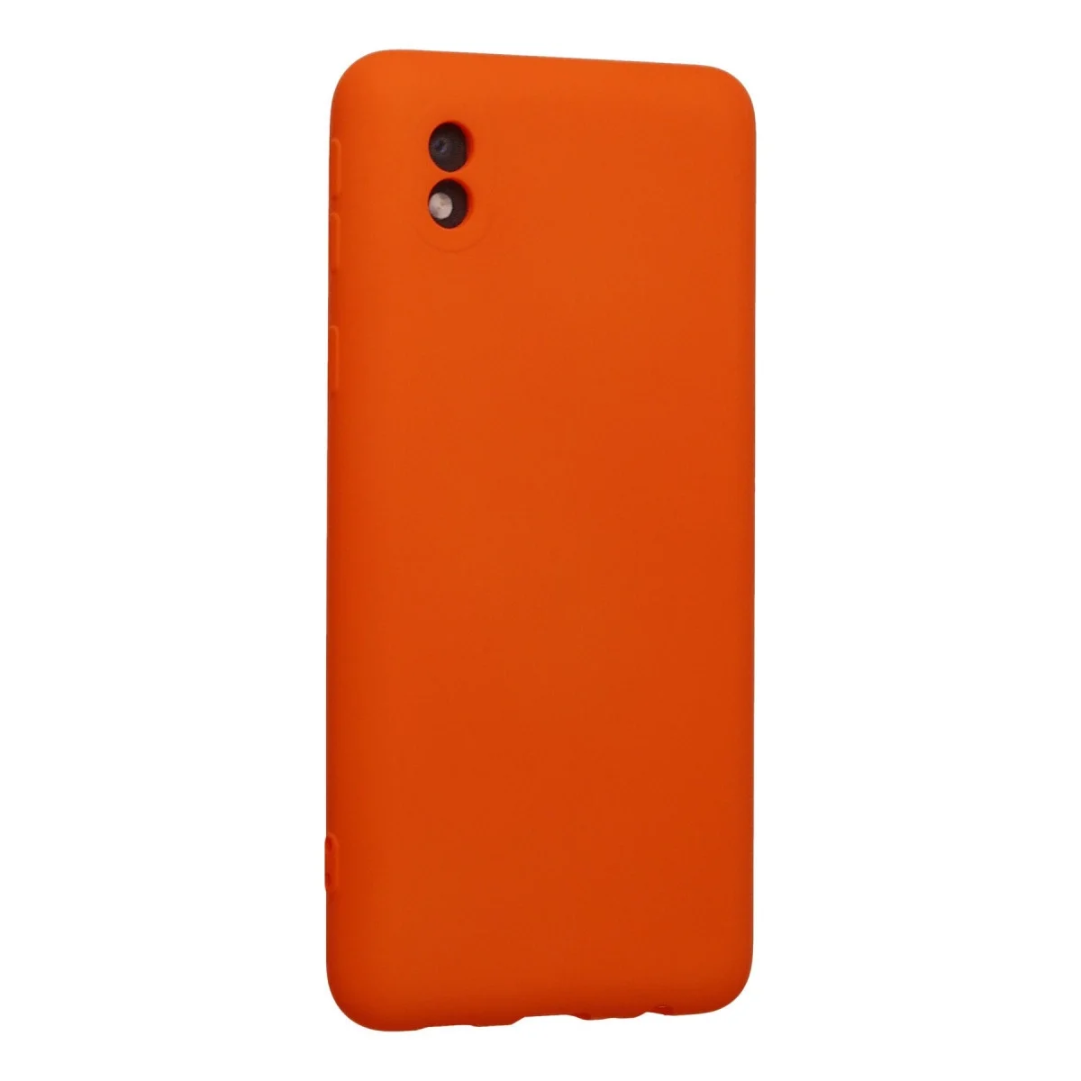 Samsung Galaxy A01 Core Kılıf Nano İçi Kadife Silikon - Turuncu görsel 2