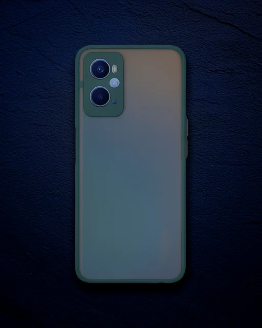 Oppo A96 Kılıf Montreal Silikon Kapak - Yeşil