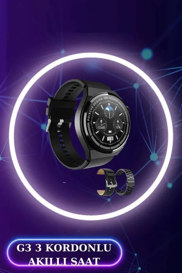 Akıllı Saat ve Kulaklık Seti Dokunmatik Ekran 5.0 Bluetooth Bağlantılı Sesli Görüşme görsel 4
