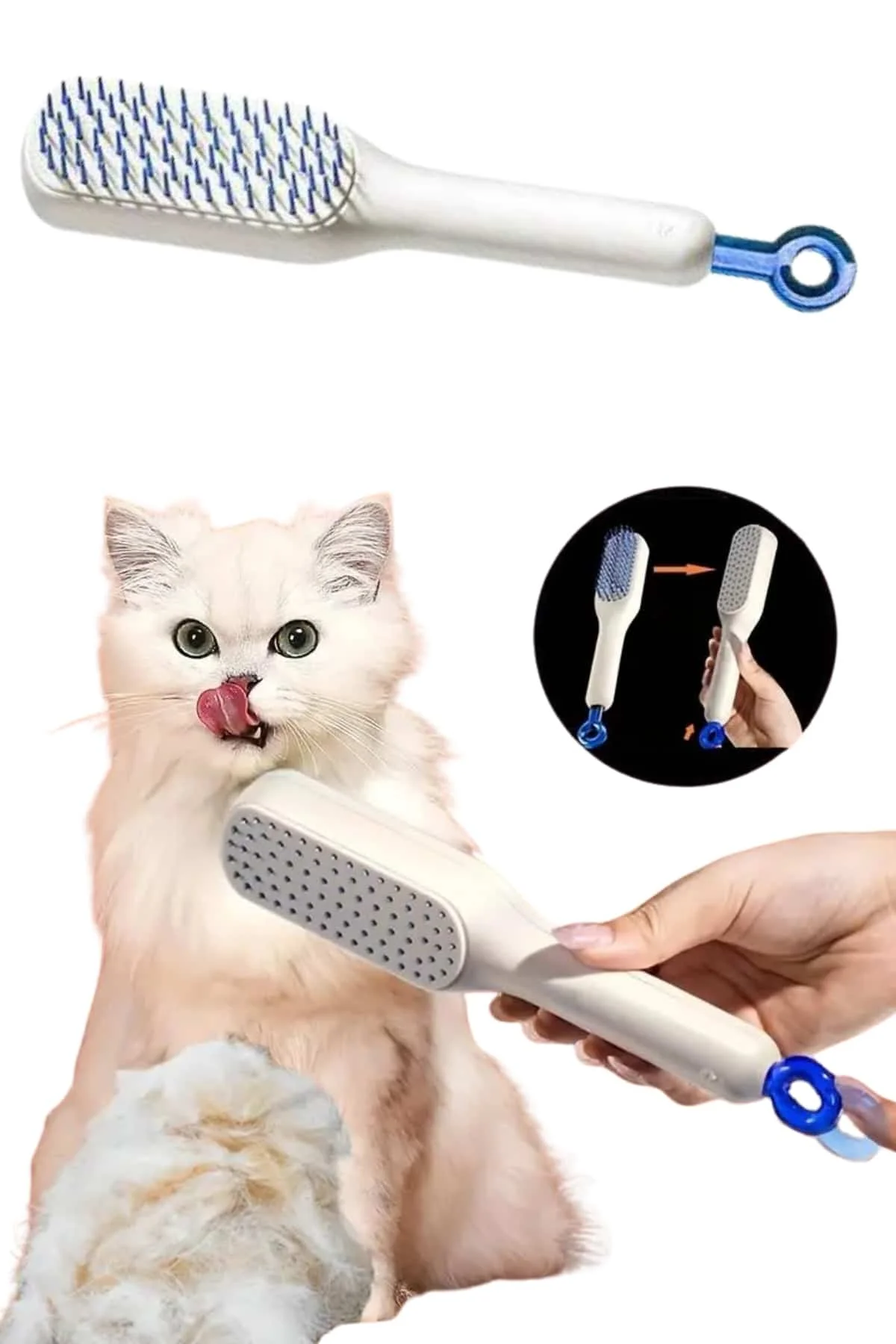 Yeni Nesil Saç Fırçası Saç Derisini Ölü Derilerinden Arındırır Kolay Tezlenen görsel 4