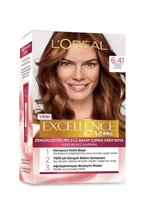 Excellence Saç Boyası - 6/41 Fındık Kahve