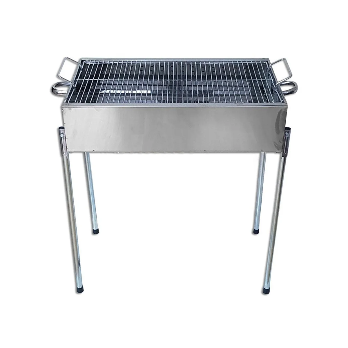Paslanmaz Portatif Mangal 70 cm Ayaklı Standlı görsel 3