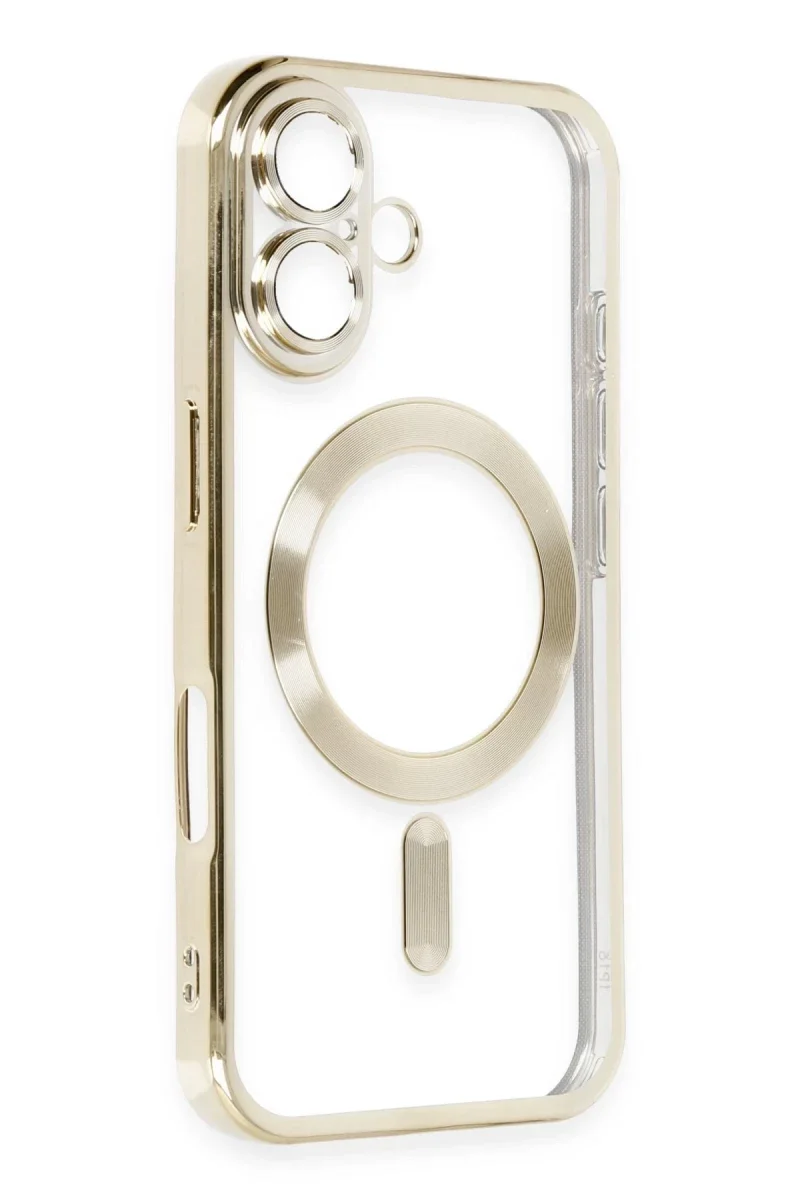 Apple iPhone 16 Kılıf Kross Magneticsafe Kapak - Gold görsel 2