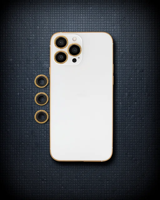 Apple İphone 12 Pro Max Shine Kamera Lens - Gold