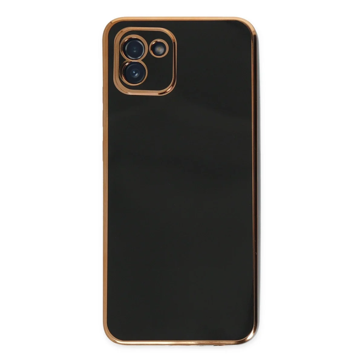 Samsung Galaxy A03 Kılıf Volet Silikon - Siyah görsel 2