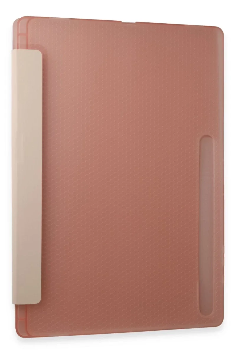 Samsung Galaxy Tab A9 Plus Kılıf Kalemlikli Mars Tablet Kılıfı - Rose Gold görsel 2