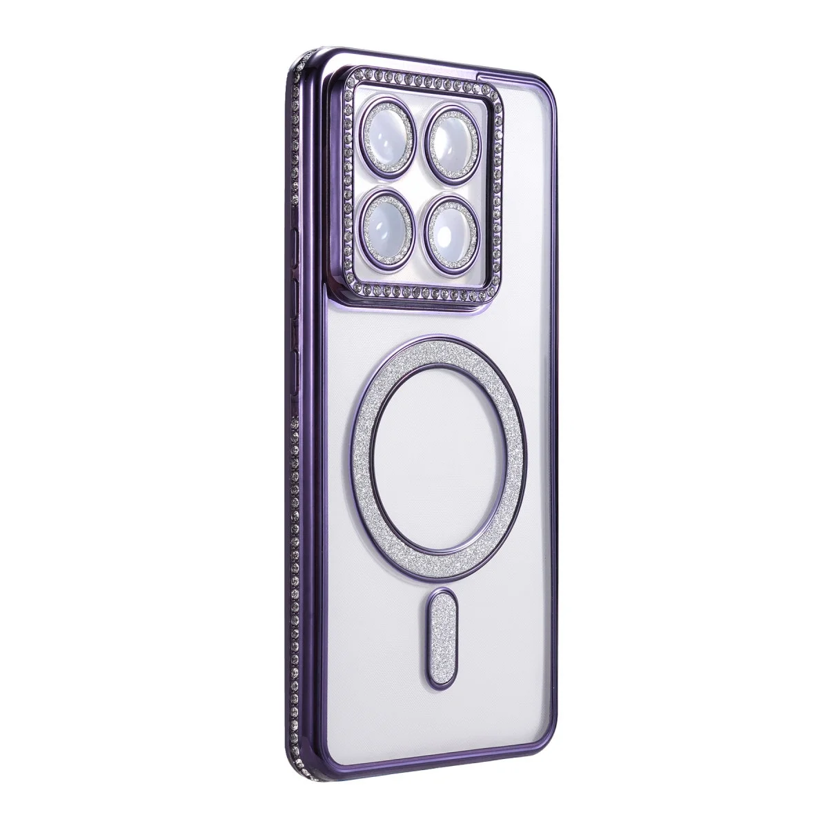 Xiao 14t Pro Joke Simli Magneticsafe Kılıf - Derin Mor görsel 3