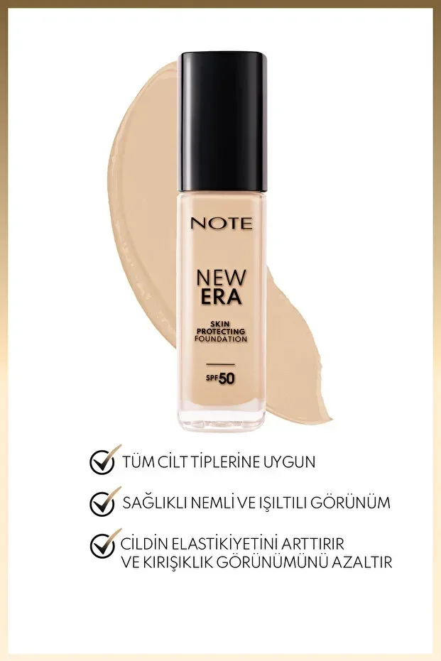 New Era SPF 50 Hyaluronik Fondöten - 110 Soft Ivory