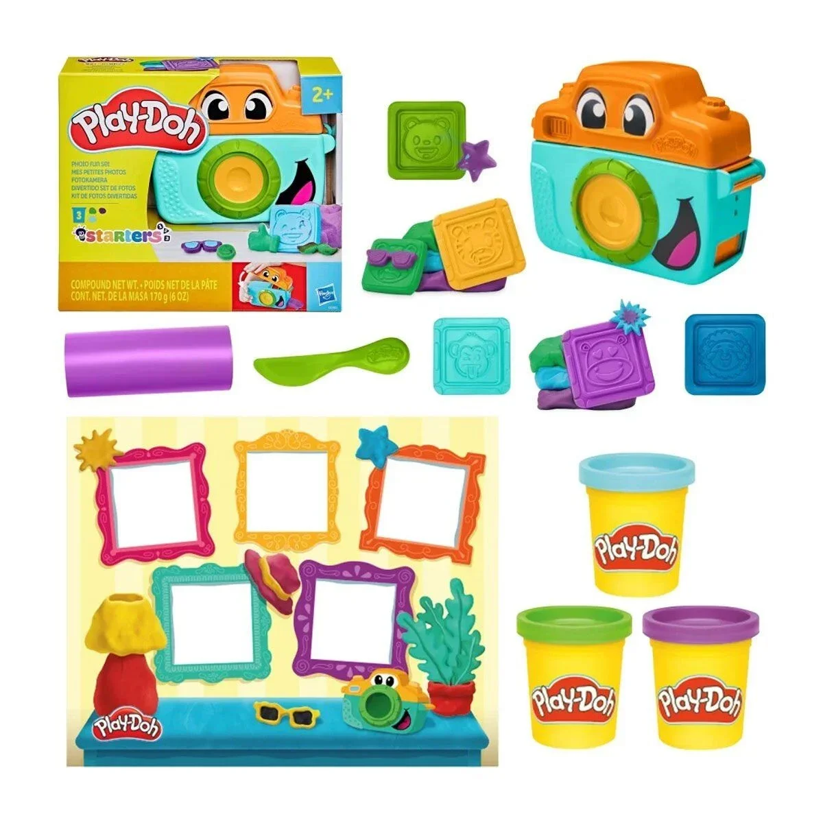 G0502 Play-Doh Eğlenceli Fotoğrafçi Başlangıç Seti+3 yaş görsel 3