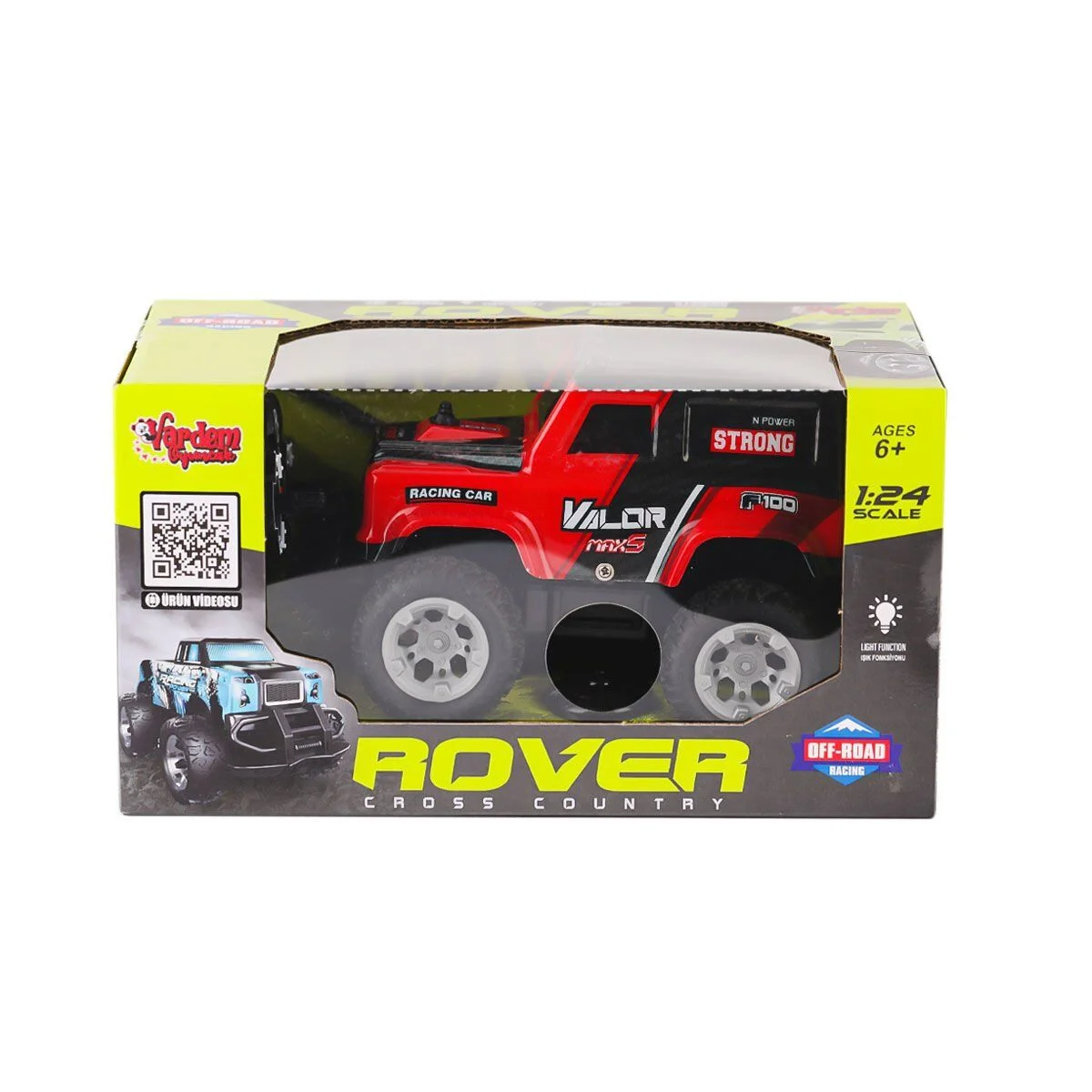 SYR-666-842-3-4-5-6-7 Kumandalı Şarjlı Rover Off Road Işıklı araba 1:24 -Vardem Oyuncak görsel 6