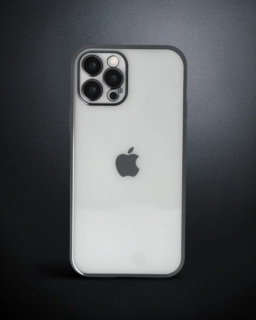 Apple İphone 12 Pro Max Kılıf Razer Lensli Silikon - Siyah