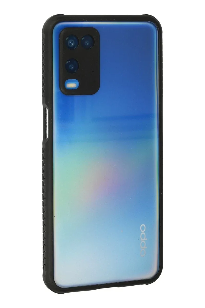 Oppo A54 4G Kılıf a Şeffaf Silikon - Siyah görsel 3