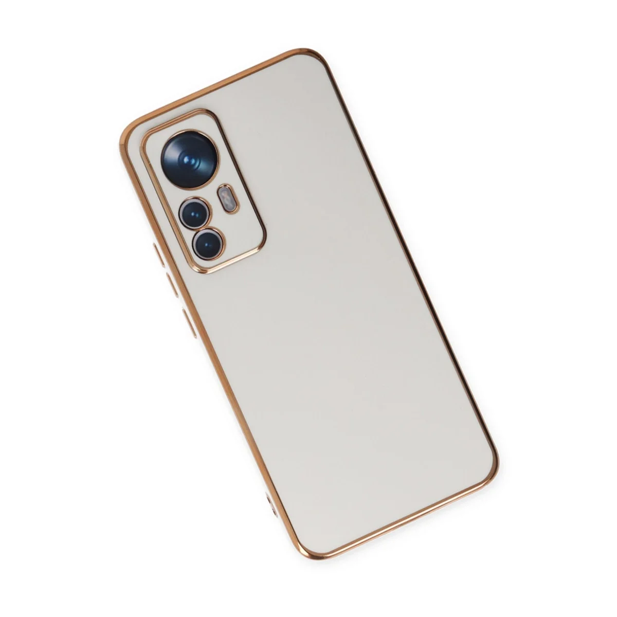 Xiaomi Mi 12t Pro Kılıf Volet Silikon - Beyaz görsel 3