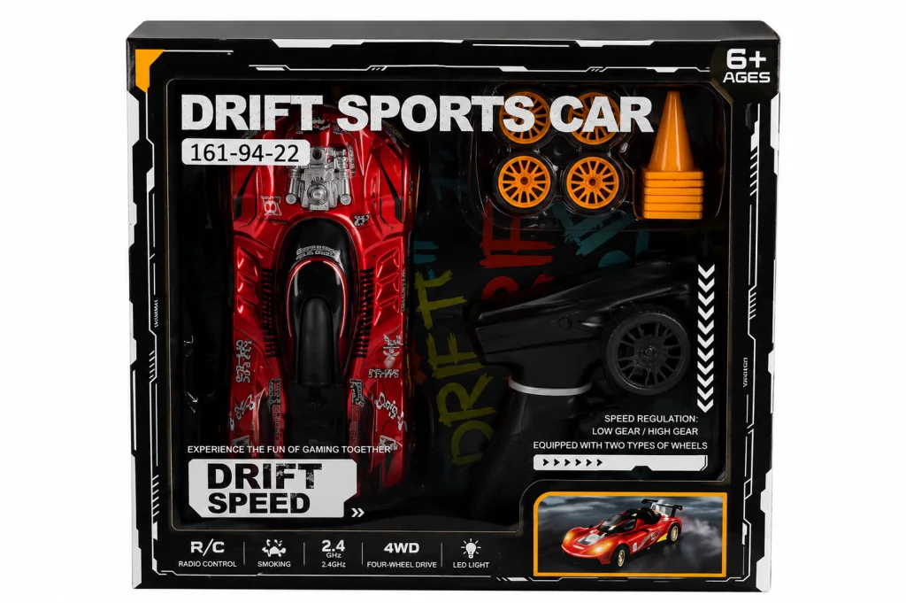 38046 2 4G Kontrol Duman Atan Yüksek Hızlı Yedek Drift Tekerli Araçlar