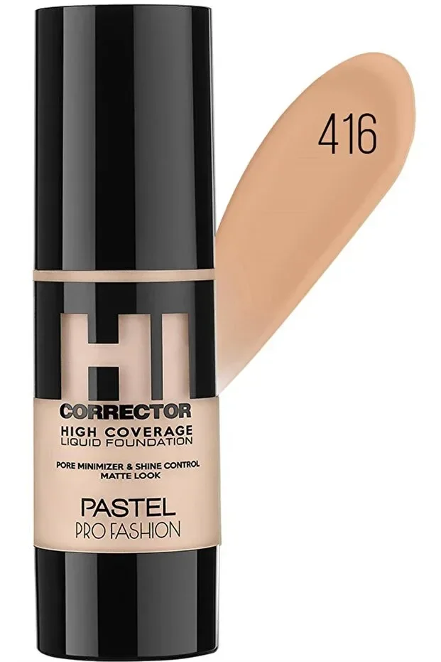 High Coverage Liquid Foundation - No: 416