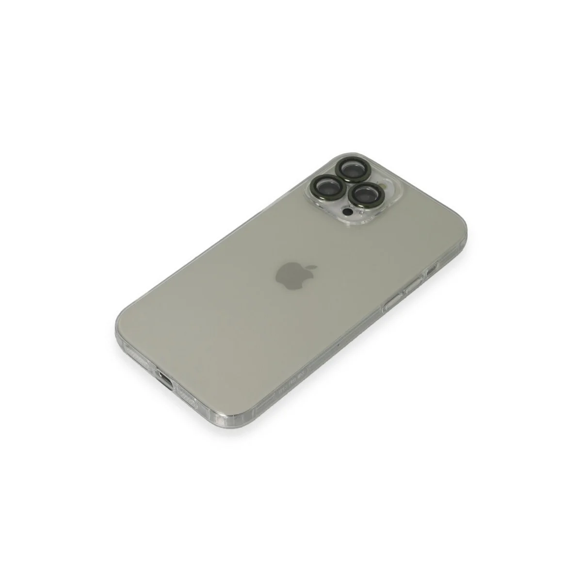 Apple İphone 13 Pro Max Kılıf Luko Lens Silikon - Yeşil görsel 4