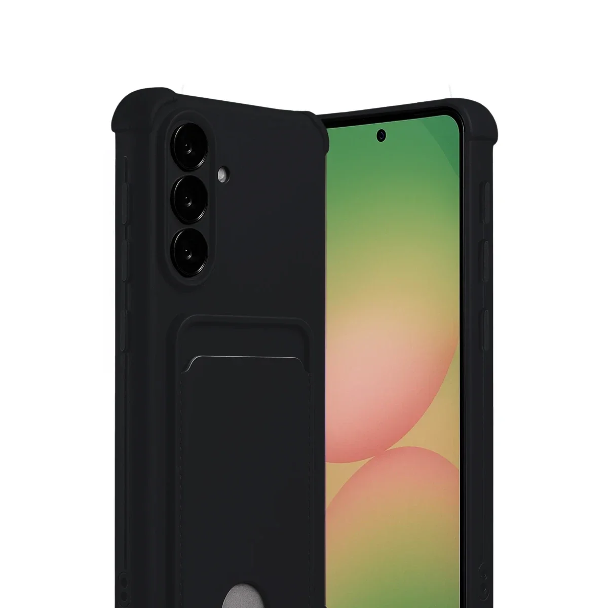 Samsung Galaxy A17 5G Kelvin Kartvizitli Silikon - Siyah görsel 2