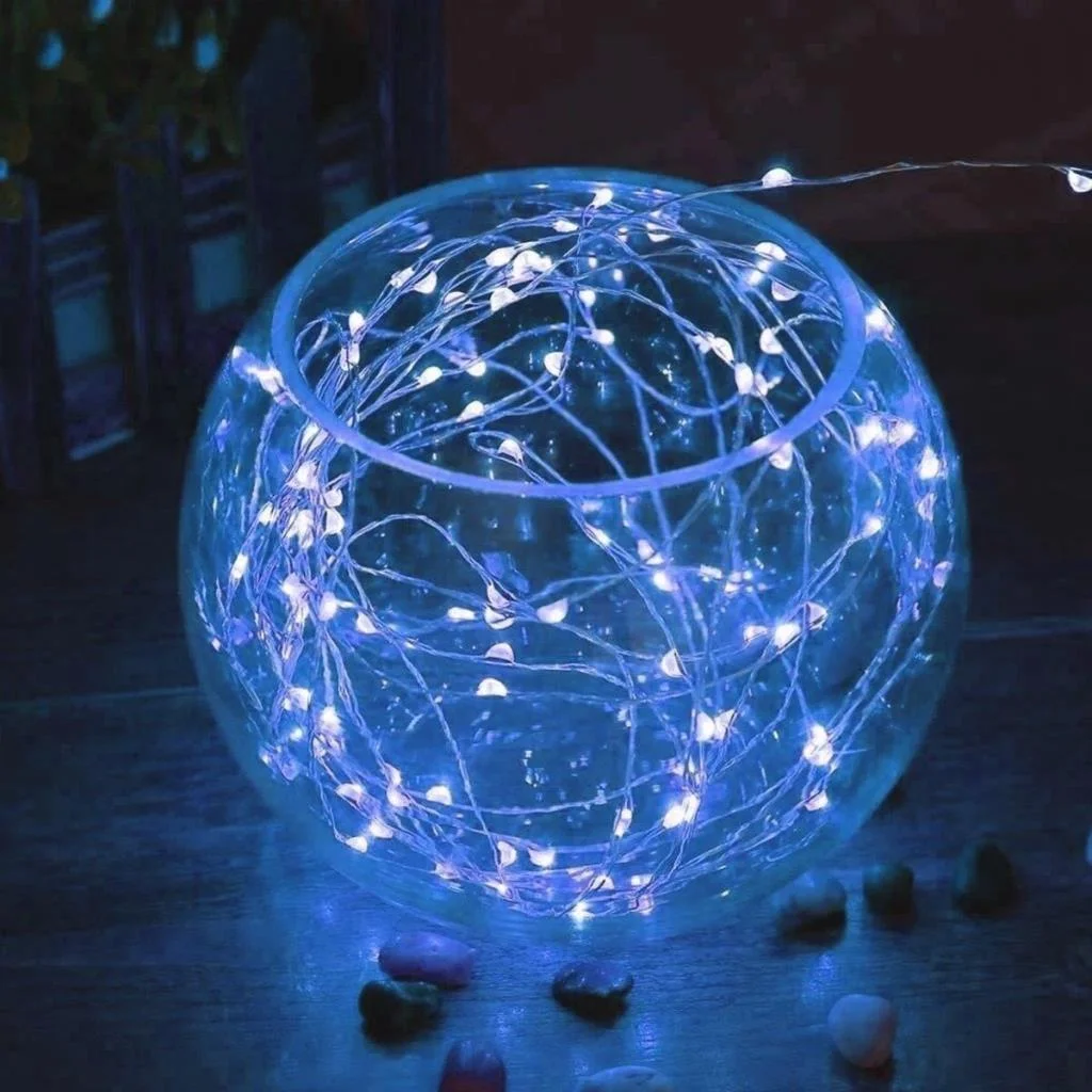 Pilli 5 metre Dekoratif Peri Led Beyaz Aydınlatma Süsleme Lambası (adet fiyatıdır) görsel 2