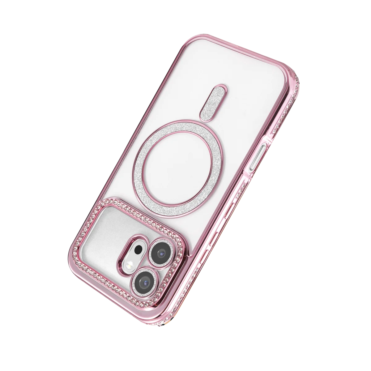 Huawei Honor 600 Joke Simli Magneticsafe Kılıf - Pembe görsel 3