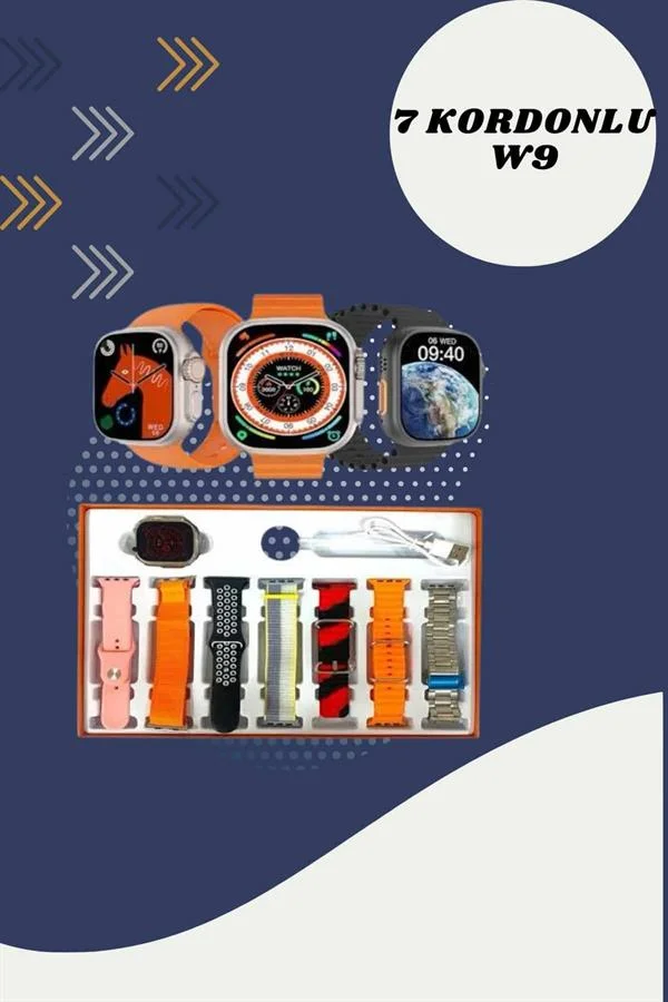 Yeni Model Akıllı Saat ve Kulaklık Kampanyası Nabızz Ölçer Bluetooth Bağlantılı Uzun Pil Ömrü görsel 5
