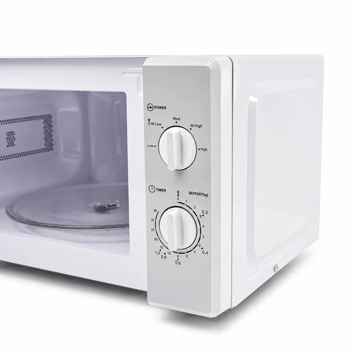 20L 700W Mikrodalga Fırın - 5 Güç Kademesi, Buz Çözme, Beyaz görsel 5