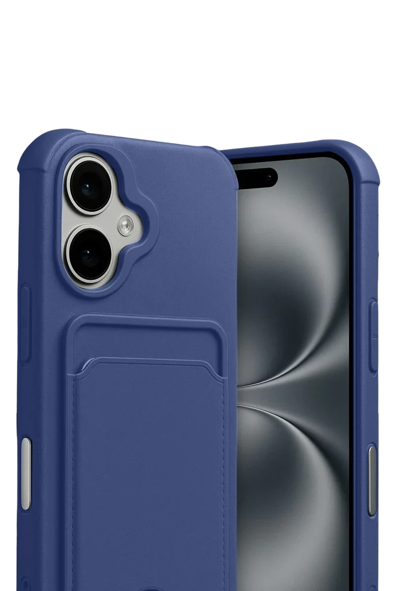 Apple iPhone 17 Kelvin Kartvizitli Silikon - Lacivert görsel 2