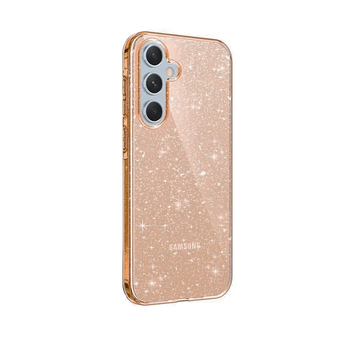 Samsung Galaxy A15 4G Kılıf Glow Kapak - Turuncu
