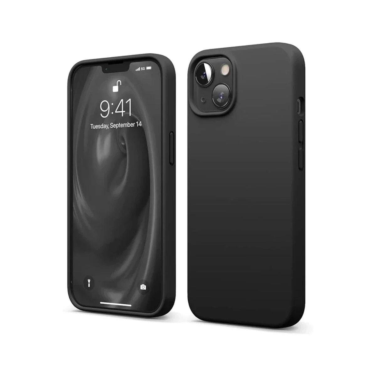 Apple iPhone 14 Kılıf First Silikon - Siyah görsel 2