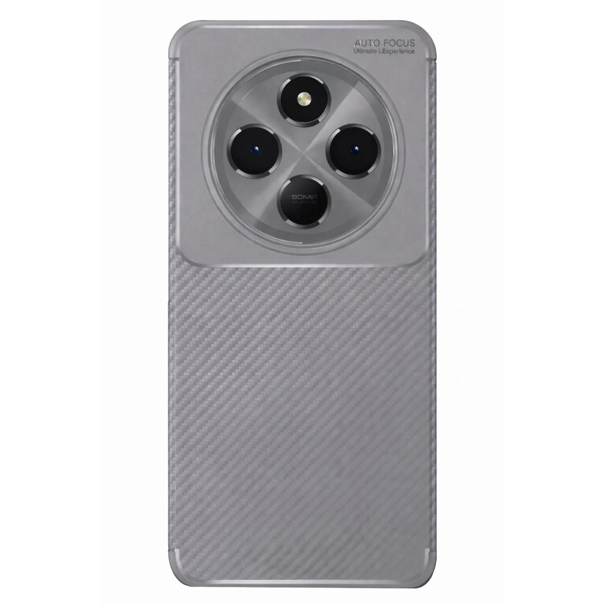 Xiaomi Redmi 14C Kılıf Auto Focus Karbon Kapak - Gri
