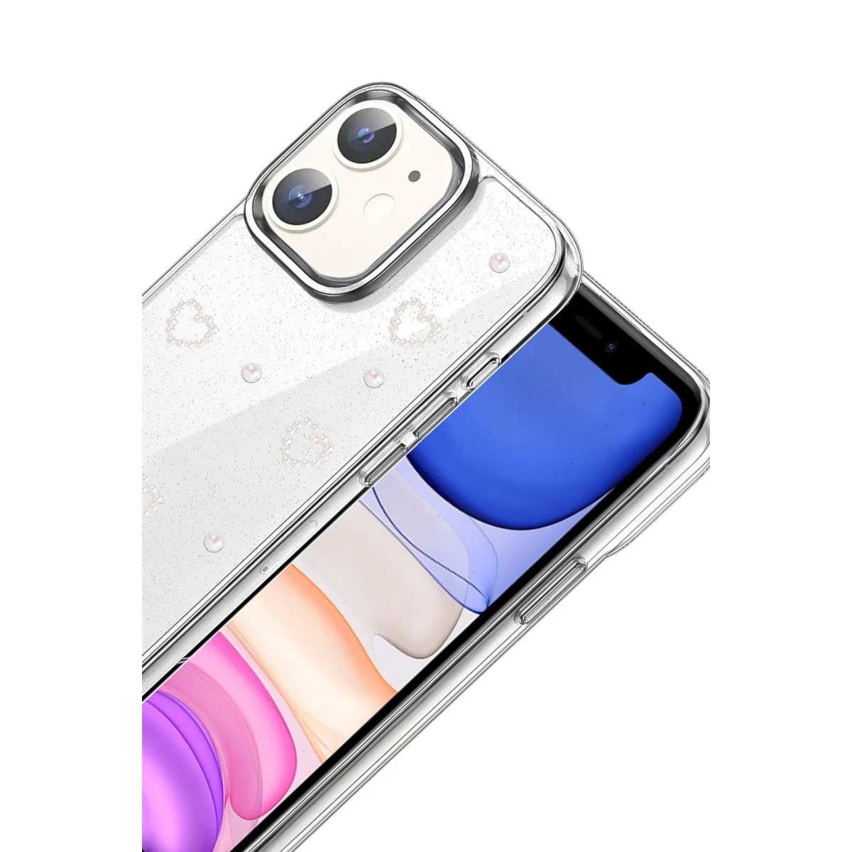 Apple İphone 11 Fiyonk Desenli Kapak - Desen 10 görsel 2