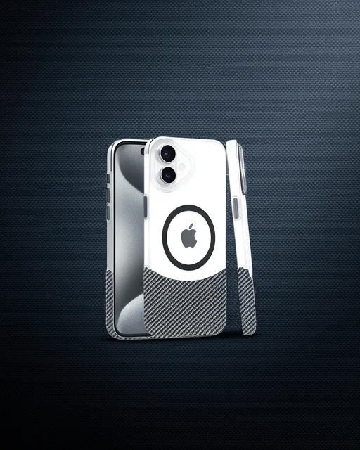 Joko Apple İphone 16 Plus Carbon Puzzle Magsafe Kapak - Beyaz