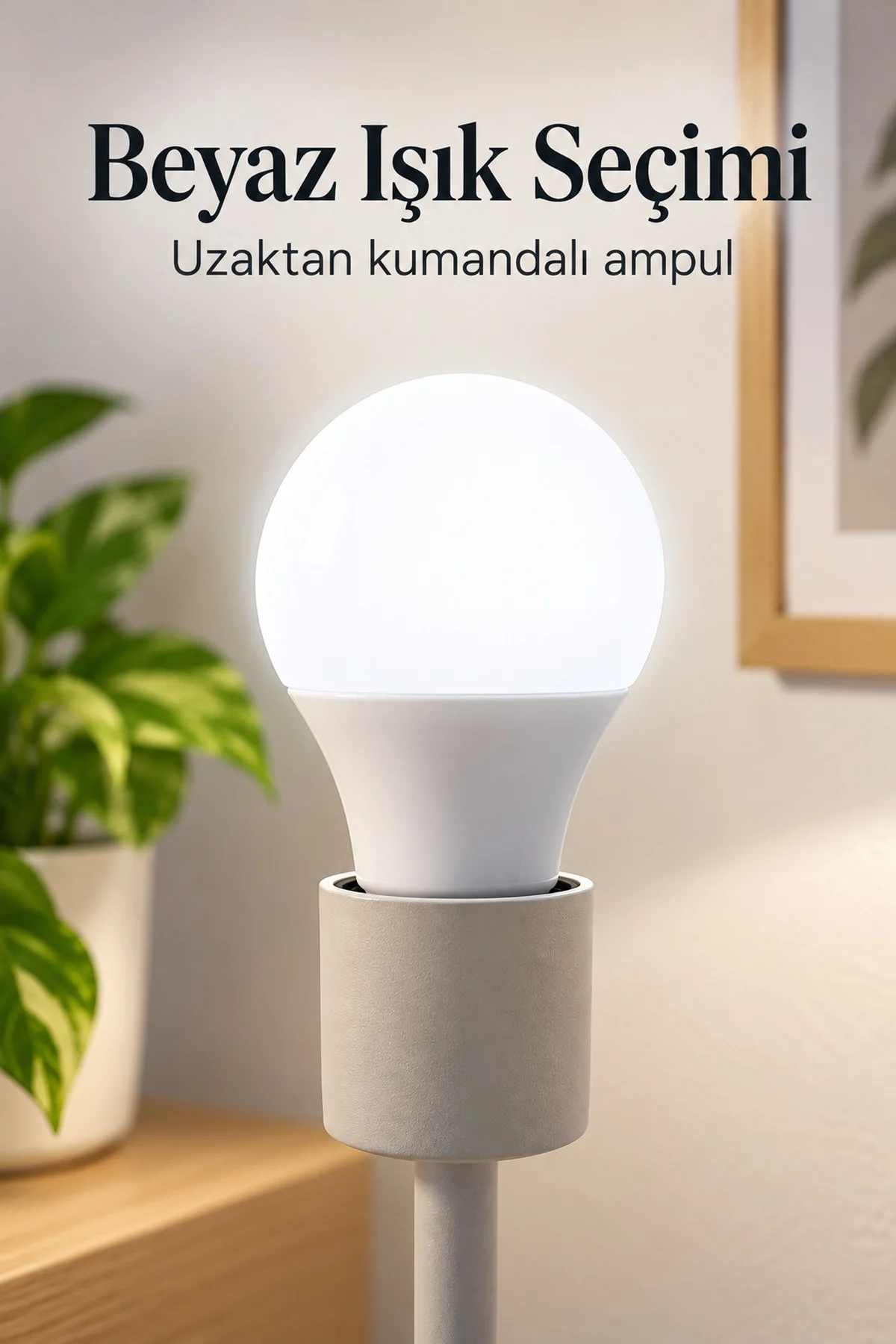 Uzaktan Kumandalı Ampul 16 Farklı Renk Seçenekli görsel 2