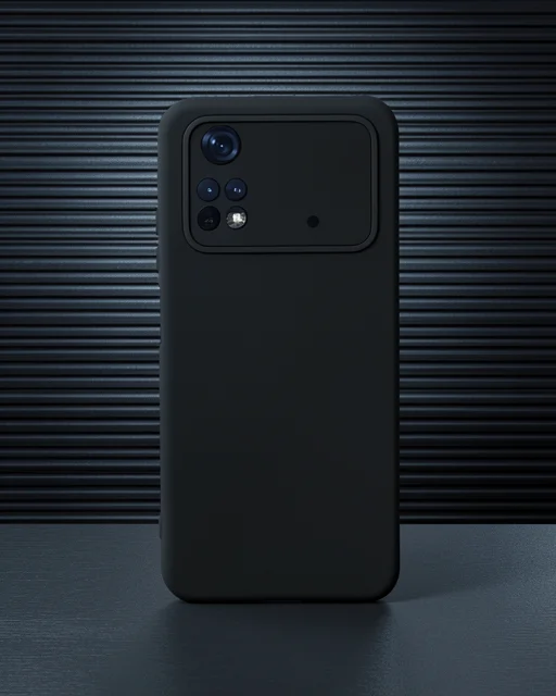 Xiaomi Poco M4 Pro 4g Kılıf Nano İçi Kadife Silikon - Siyah