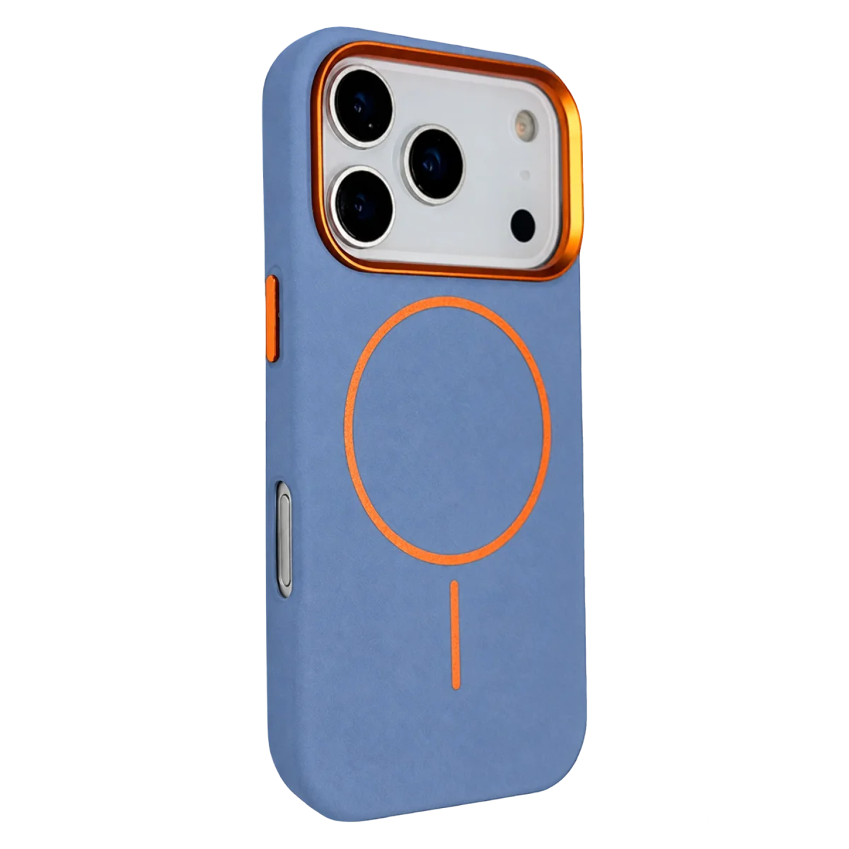 Joko Apple iPhone 18 Pro Max Luno Deri Magsafe Kapak - Sierra Blue