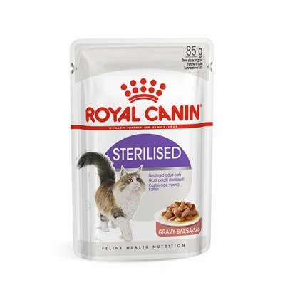 Sterilised Gravy Pouch Kısırlaştırılmış Kedi Konservesi 85 Gr