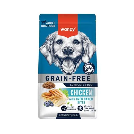Tahılsız tavuklu yetişkin köpek maması 12 kg wanpy