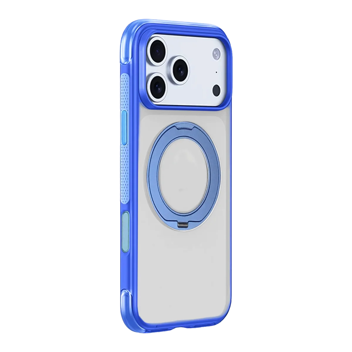Joko Apple iPhone 18 Pro Max/17 Pro Max Airbag Ring Yüzüklü Magsafe Kapak - Mavi