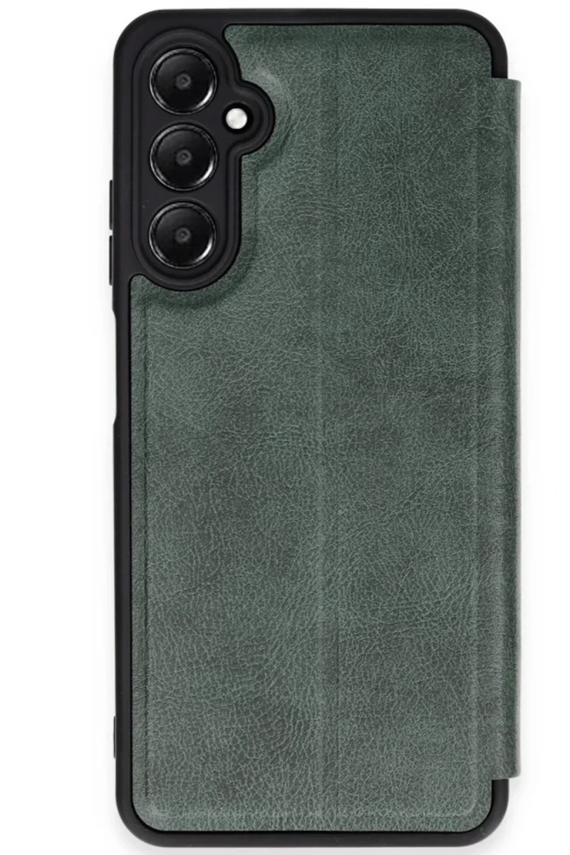 Samsung Galaxy A36 Kılıf Flip Cover - Koyu Yeşil