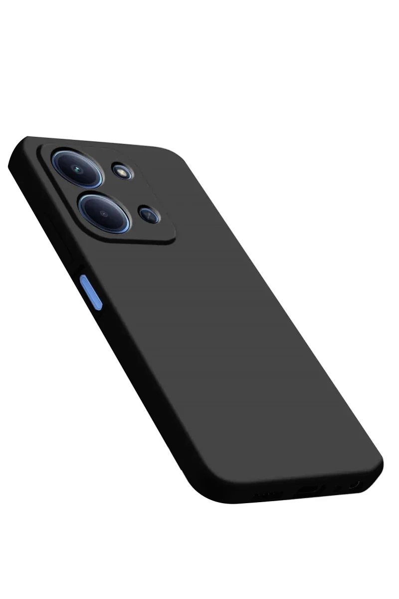 Xiao Red 15C 4G Nano içi Kadife Silikon - Siyah görsel 3